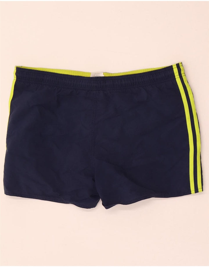 Pantaloni scurți de înot Adidas pentru bărbați, nailon mediu bleumarin