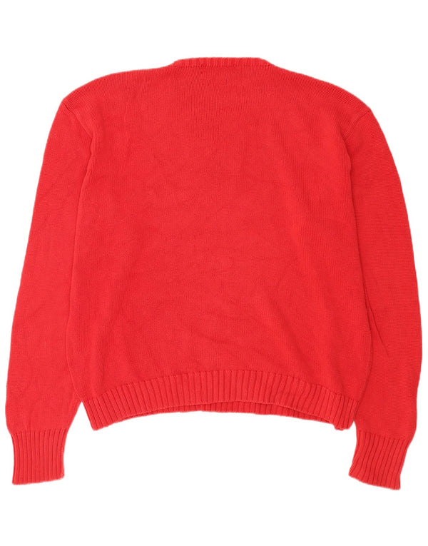 Pulover Polo Ralph Lauren pentru bărbați cu gât roșu, bumbac XL