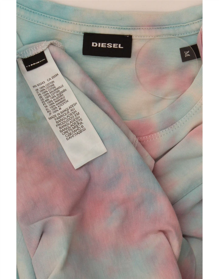 Tricou grafic pentru bărbați Diesel Top Mediu Multicolor, Bumbac Tie Dye
