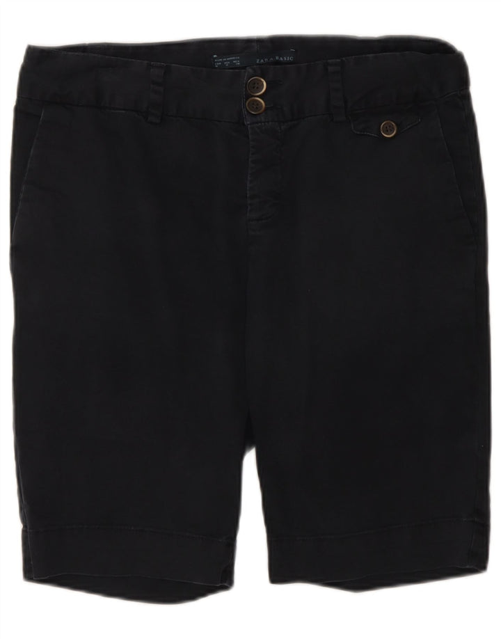 Pantaloni scurți chino pentru femei Zara Medium W28 Bleumarin