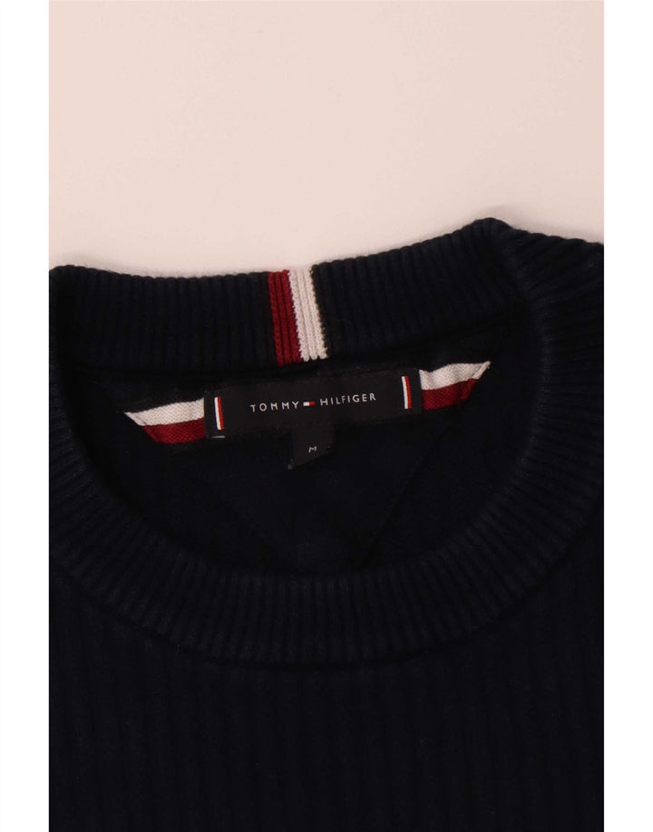 Pulover Tommy Hilfiger pentru bărbați, cu decolteu, mediu, bleumarin, color block