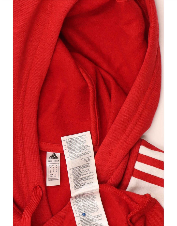 Pulover Adidas pentru bărbați, bumbac roșu mic