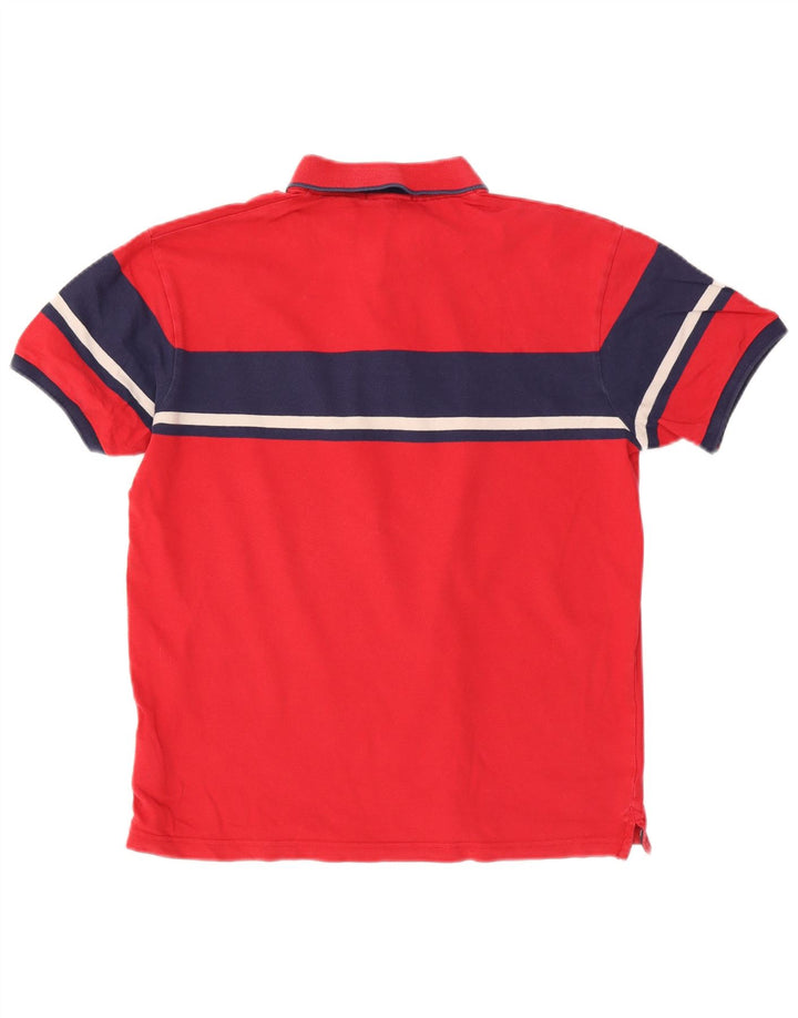 Tricou polo pentru bărbați Gant, mare, roșu, din bumbac color bloc