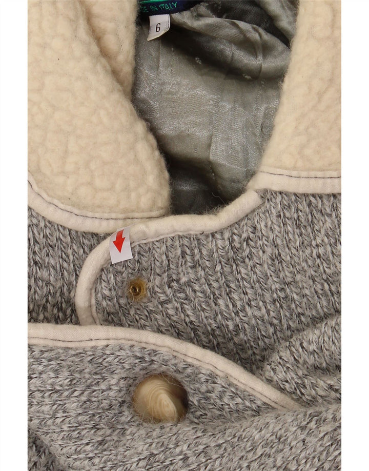 Pulover cardigan pentru bărbați LOLI WOLF XL, gri, bloc de culoare