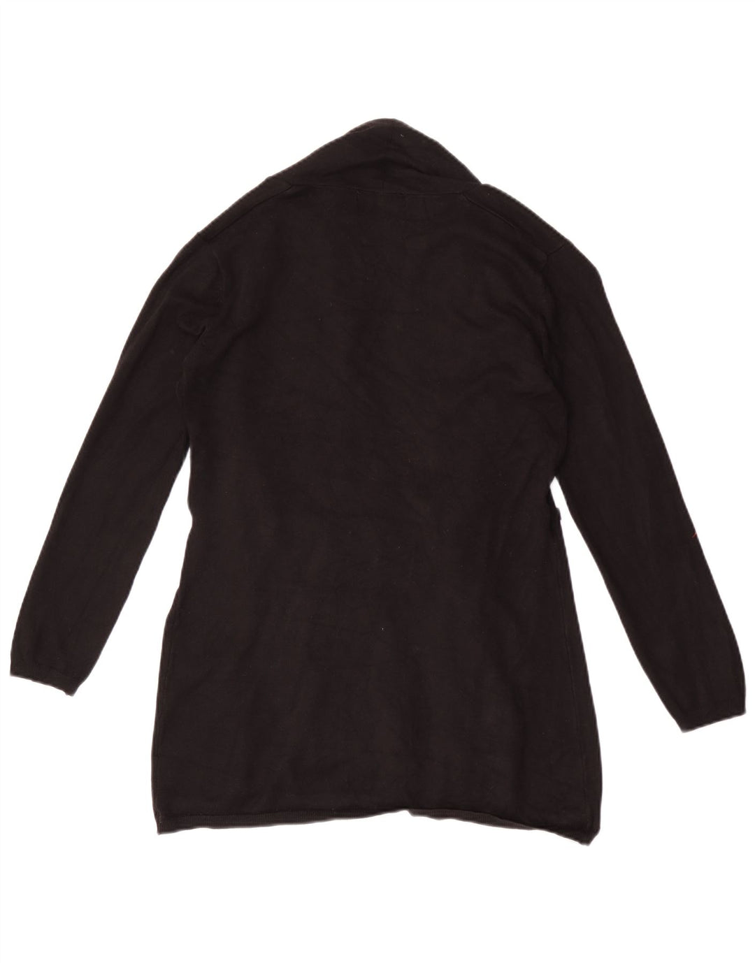 Pulover cardigan deschis pentru femei Zara UK 12 Medium Black Viscose