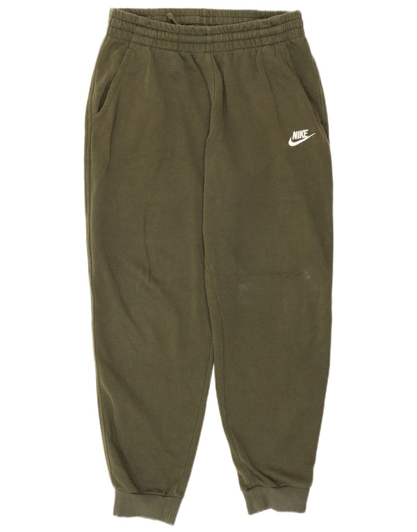 Nike Băieți Pantaloni Trening Pantaloni Joggeri 13-14 Ani XL Kaki Bumbac