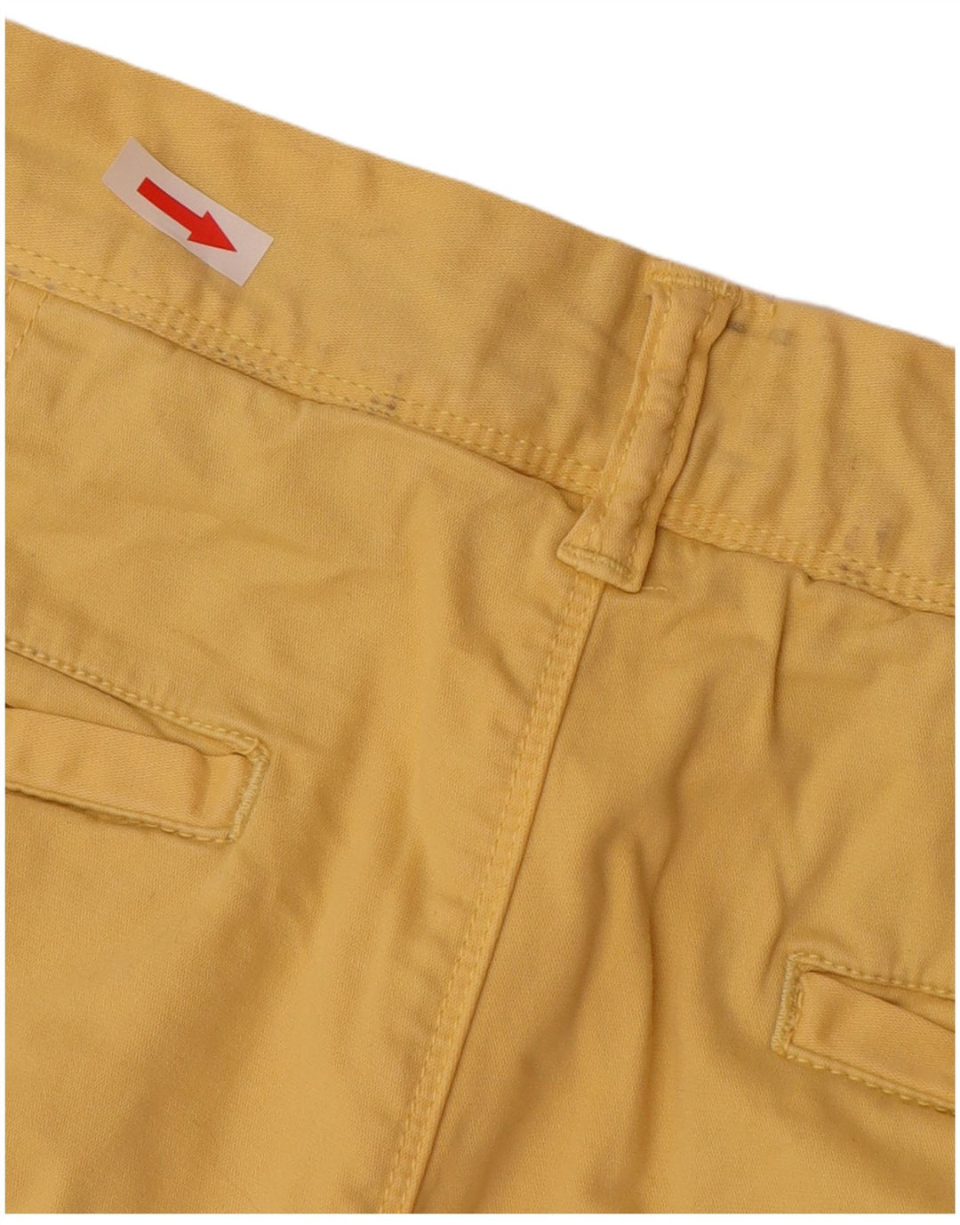 Pantaloni scurti chino pentru bărbați Superdry W33, bumbac galben mare
