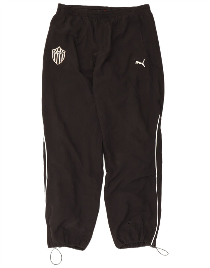 Pantaloni de trening Puma S.C. Trestina pentru bărbați Joggeri mari, negru, poliester
