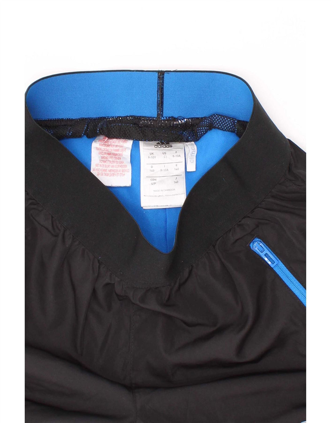 Pantaloni scurți sport MESSI Adidas băieți 9-10 ani poliester negru