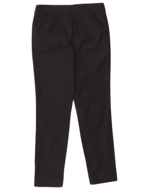 Pantaloni chino subțiri pentru femei Zara Mici L26 L26 Bumbac negru