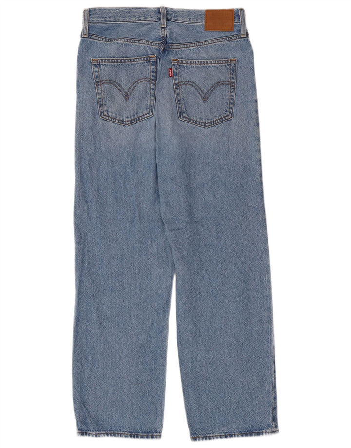 Blugi drepti pentru femei Levi's Ribcage W28 L27 Bumbac albastru
