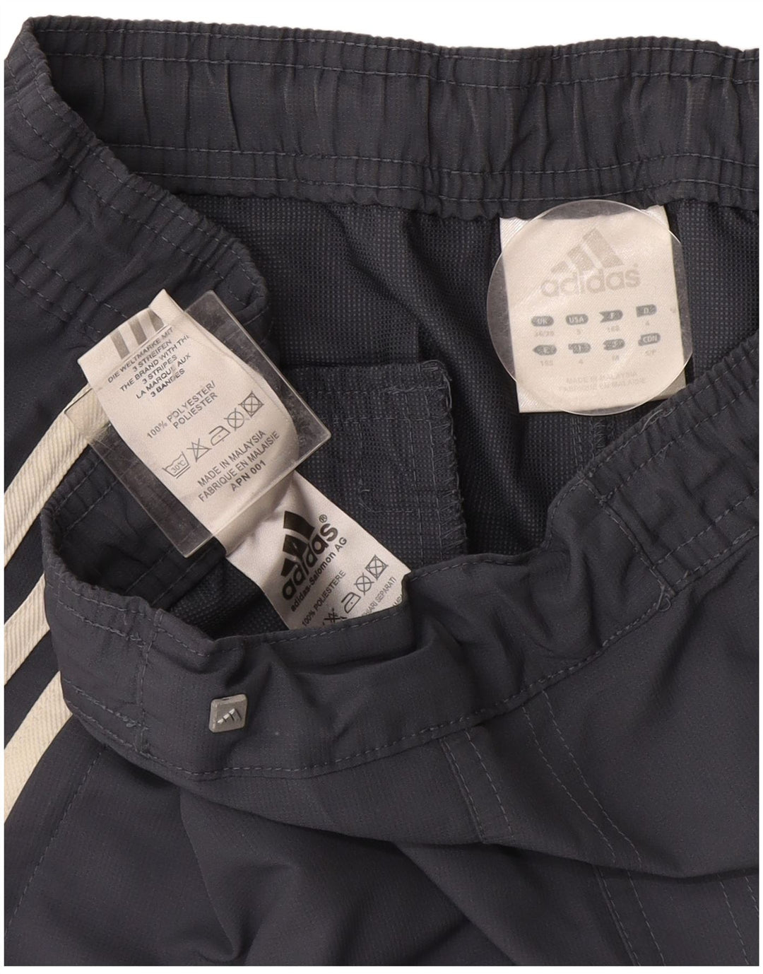 Pantaloni chino drepți pentru bărbați Adidas W36 L31 poliester bleumarin