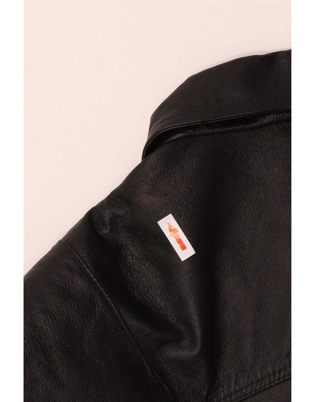 Jachetă de piele vintage pentru bărbați UK 42 XL din piele neagră
