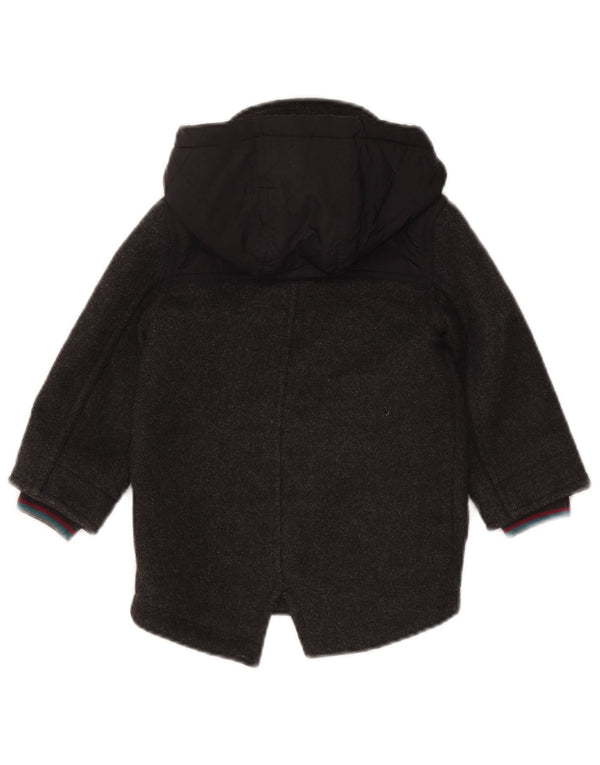 Jachetă parka cu glugă pentru băieți Ted Baker, 2-3 ani, poliester gri