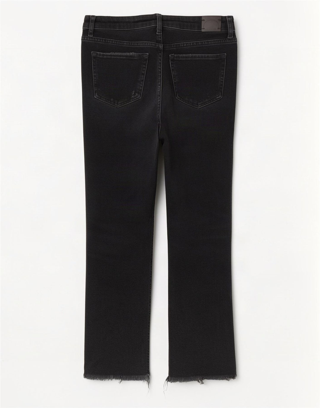 Blugi drepti distressed pentru femei Zara EU 38 Mici L28 L26 Negri