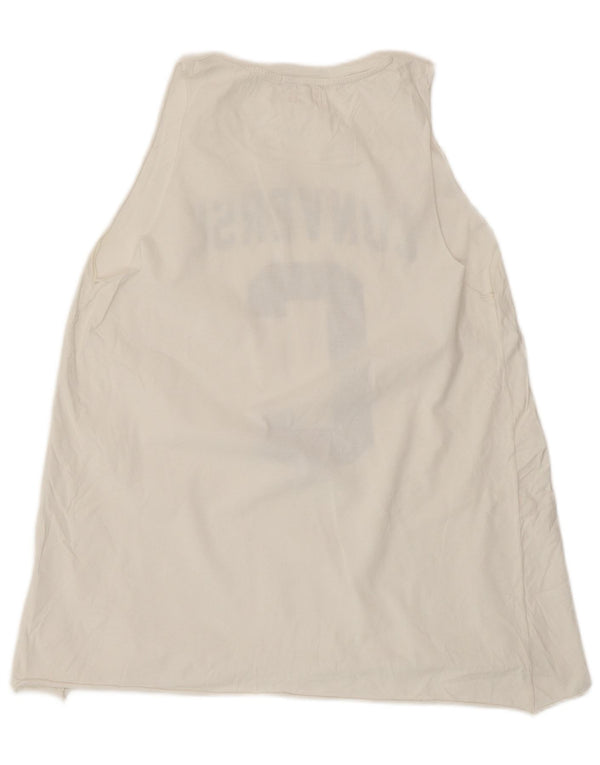 Converse Womens Graphic Vest Top UK 14 Large White