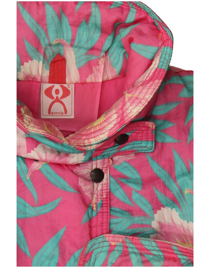 Jachetă de vânt pentru femei Peralp UK 18 XL roz floral