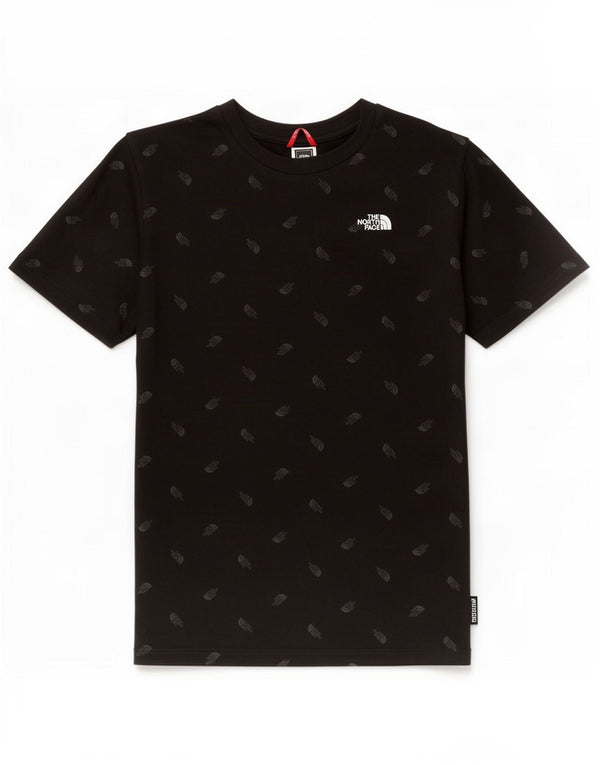 Tricou grafic pentru băieți The North Face Top 14-15 ani XL bumbac negru