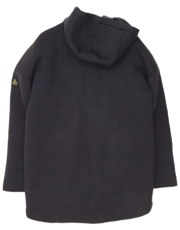 Refrigiwear Jachetă de vânt cu glugă supradimensionată pentru femei UK 6 XS Negru