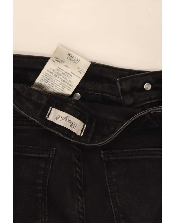 Blugi drepti pentru femei Wrangler W32 L32 bumbac negru