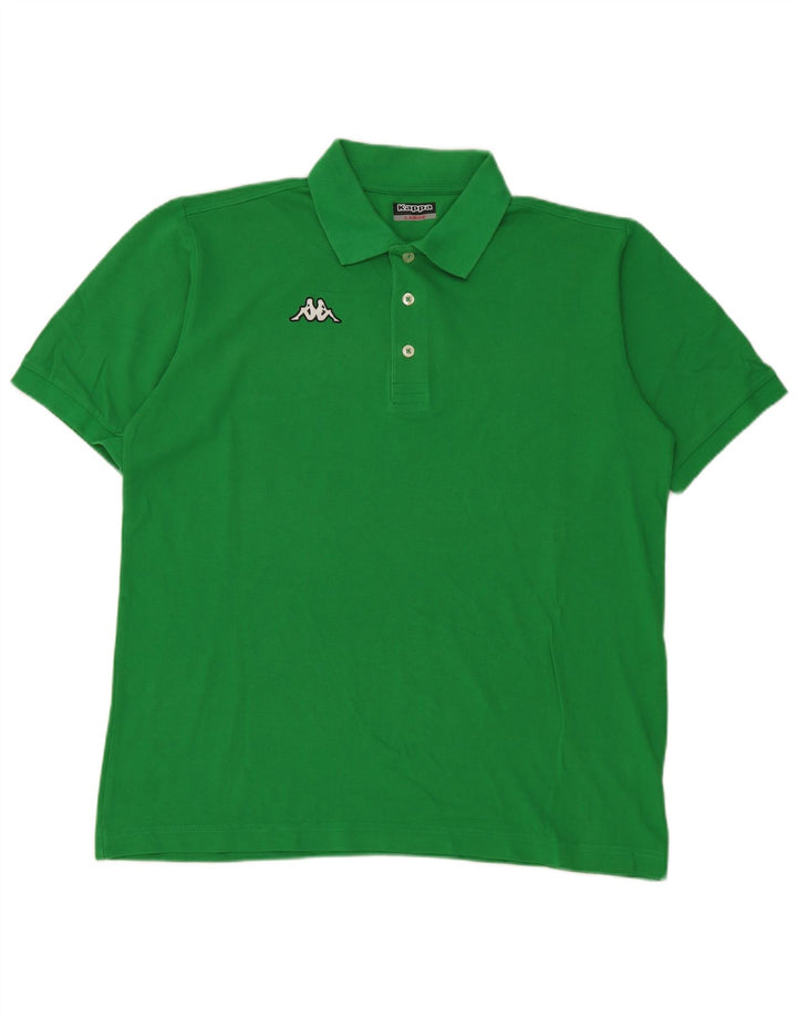 Tricou polo pentru bărbați Kappa, verde mare