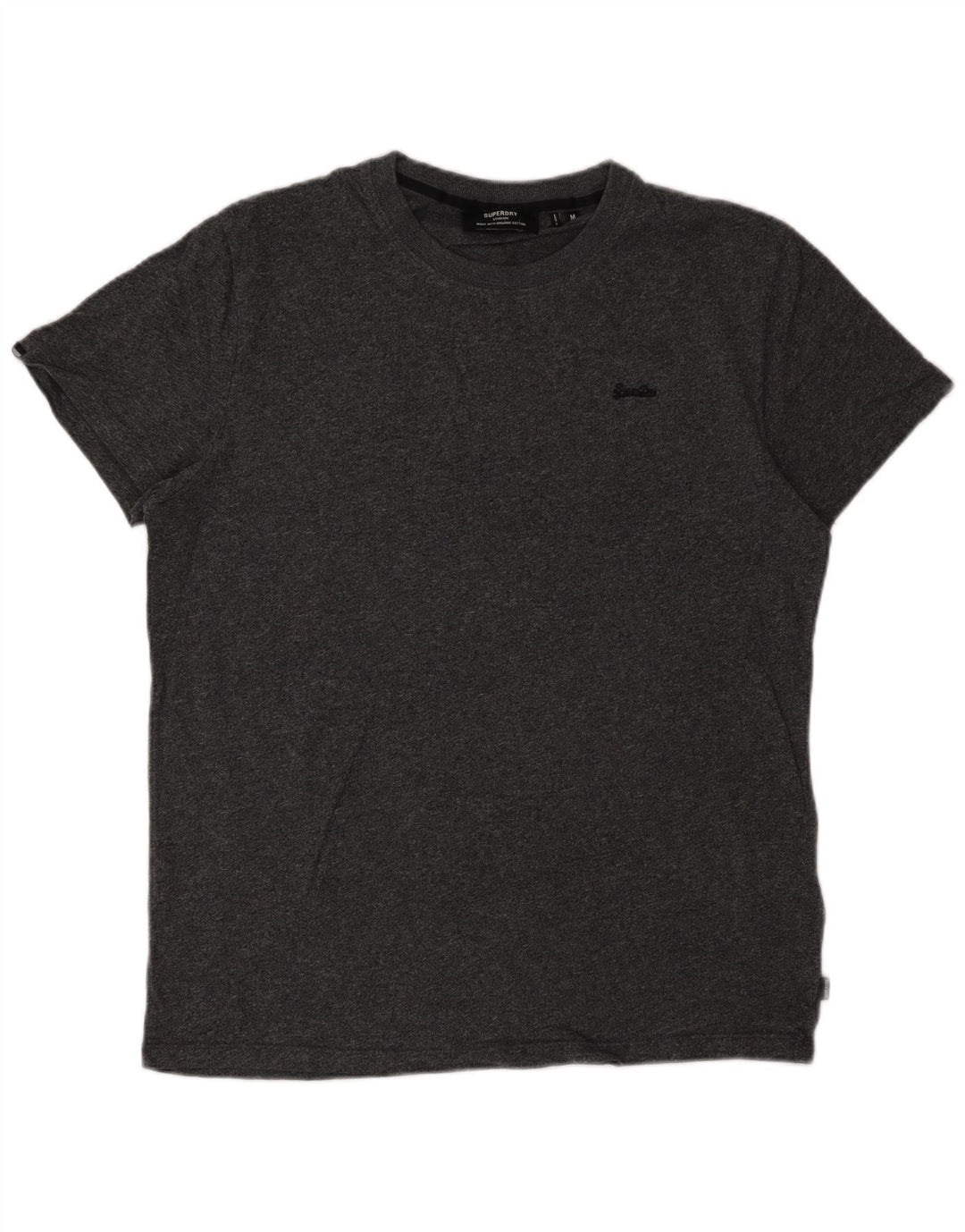 Tricou pentru bărbați Superdry Top din bumbac gri mediu