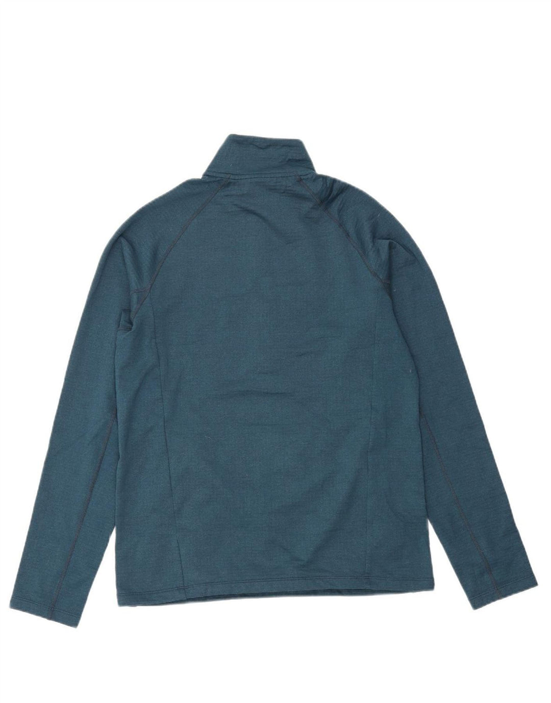 ROHAN Mens Zip Neck Sweatshirt Jumper Small Blue Polyester