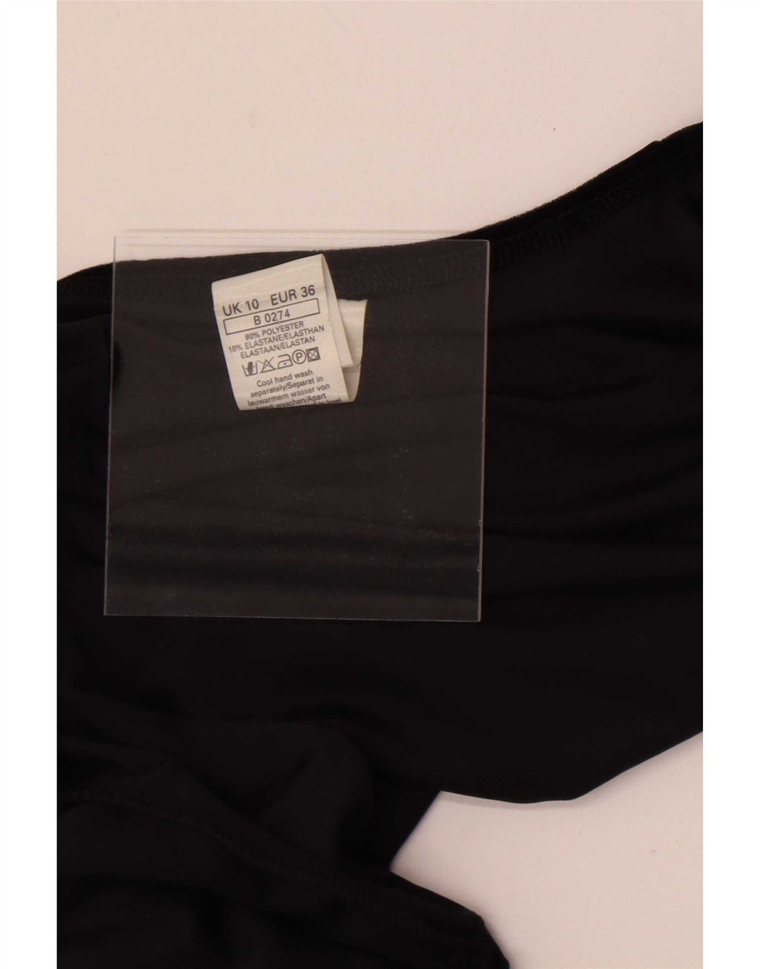Top bolero vintage pentru femei din velur UK 10 mic poliester negru
