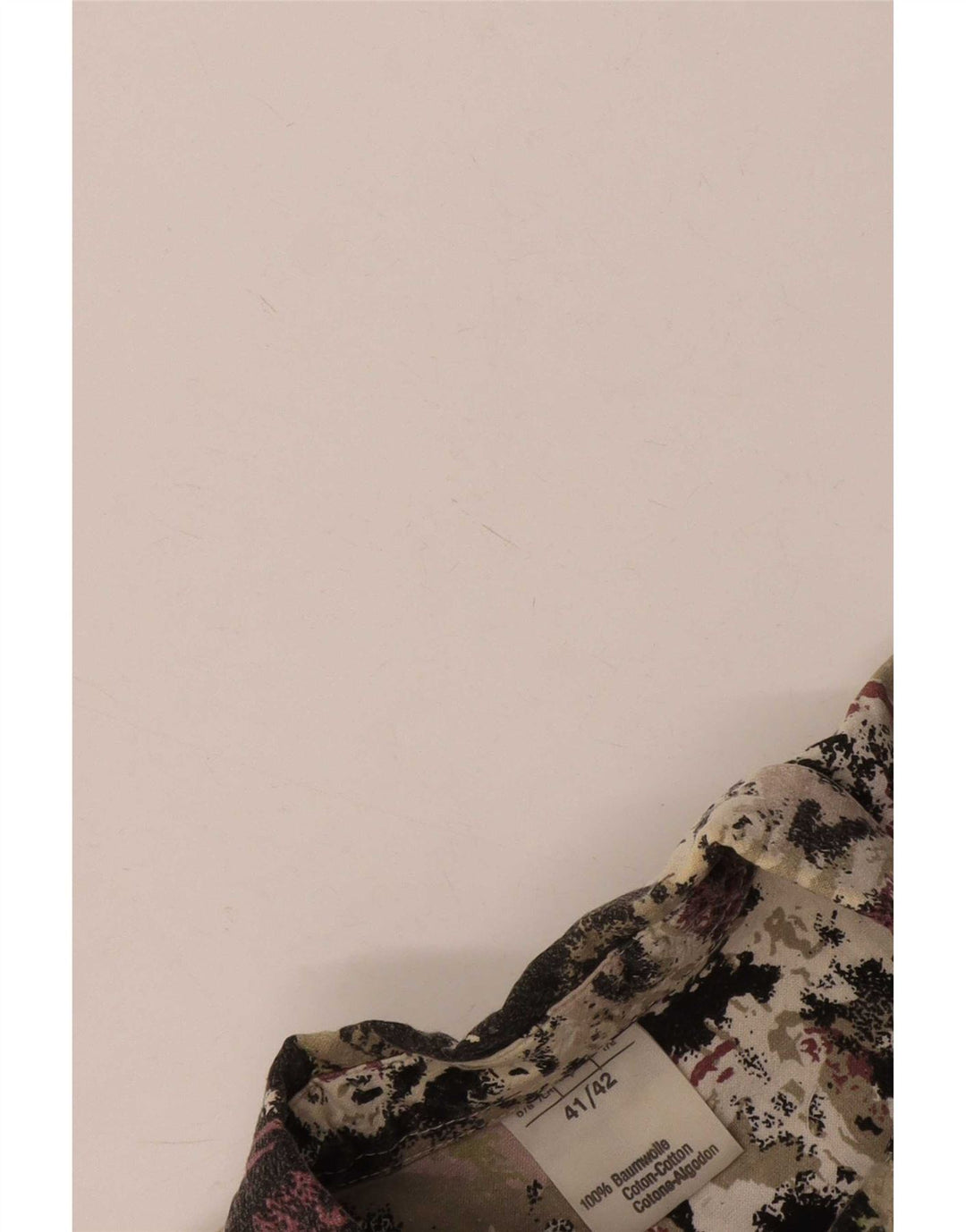 Cămașă Vintage pentru bărbați cu model abstract Mărimea 41/42 Bumbac multicolor mare