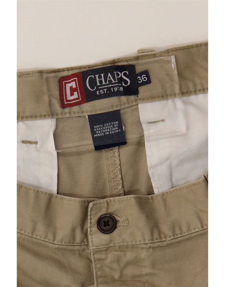 Pantaloni scurți chino pentru bărbați Chaps W36, mare, bej, bumbac