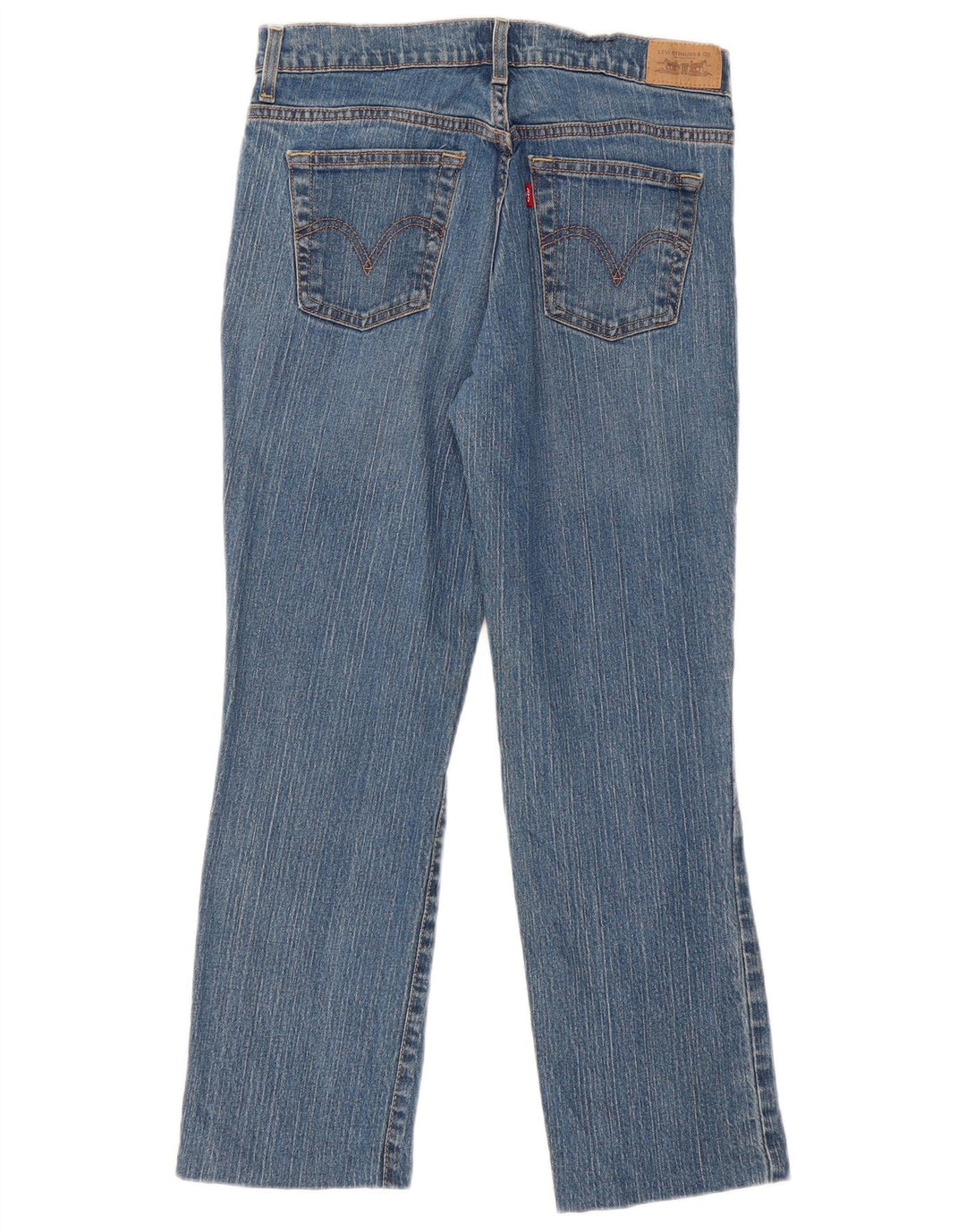 Blugi drepti pentru femei Levi's 505 US 8 Medium W32 L28 Bumbac albastru