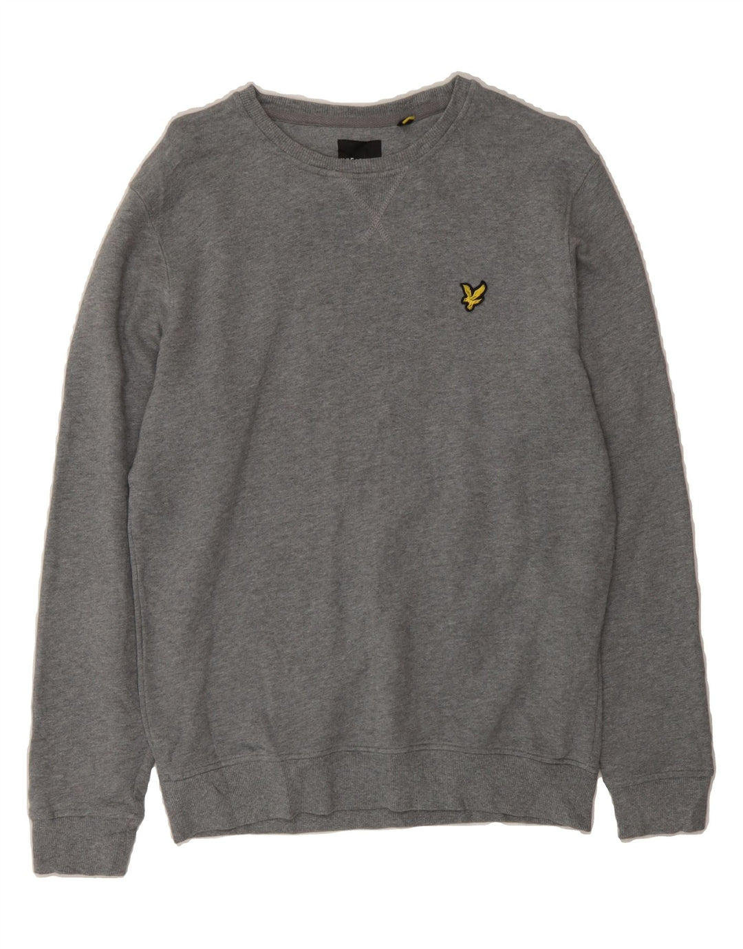 LYLE & SCOTT Mens Sweatshirt Jumper Medium Grey Cotton Vintage Lyle & Scott and Second-Hand Lyle & Scott from Messina Hembry 