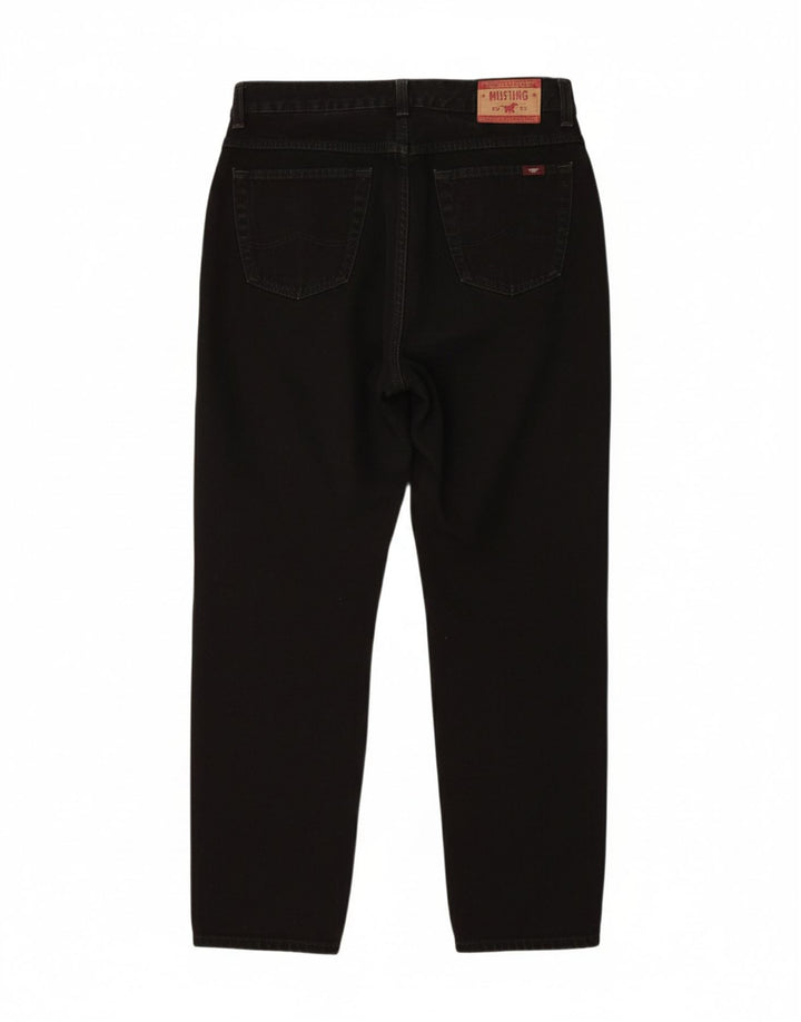 MUSTANG Mens Tapered Jeans W32 L27 Black Vintage Mustang and Second-Hand Mustang from Messina Hembry 