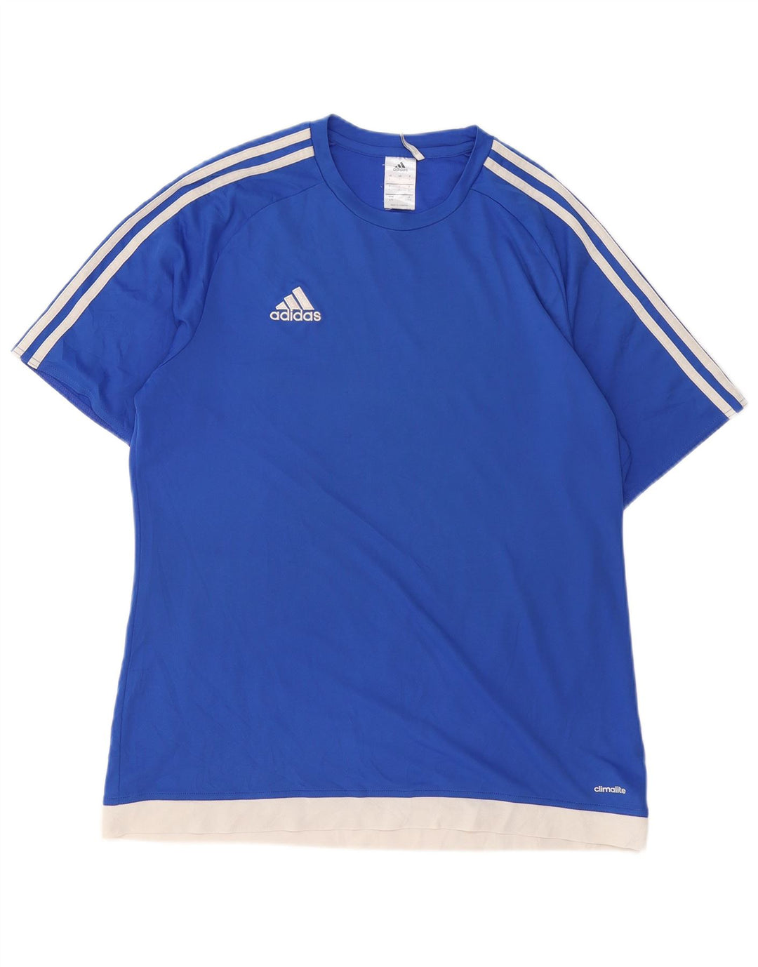 Tricou ADIDAS Climalite pentru bărbați Top mare, albastru, poliester color bloc