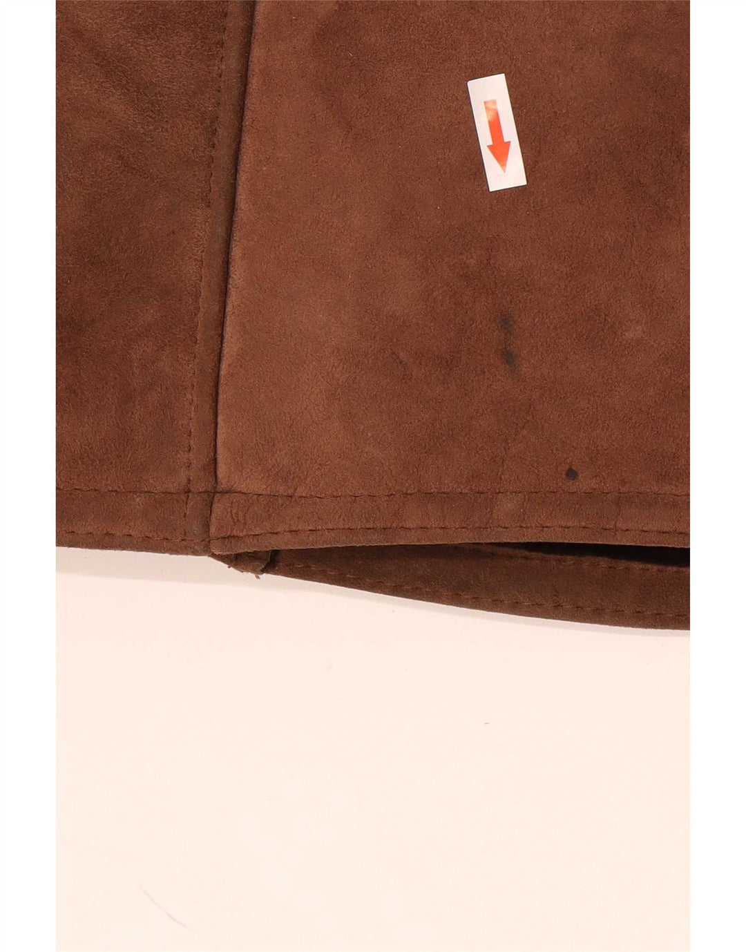 Pardesiu vintage pentru bărbați din shearling UK 40 mare maro