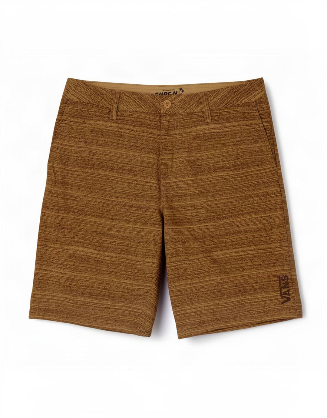 Pantaloni scurți chino pentru bărbați Vans W32 Medium Khaki Pinstripe