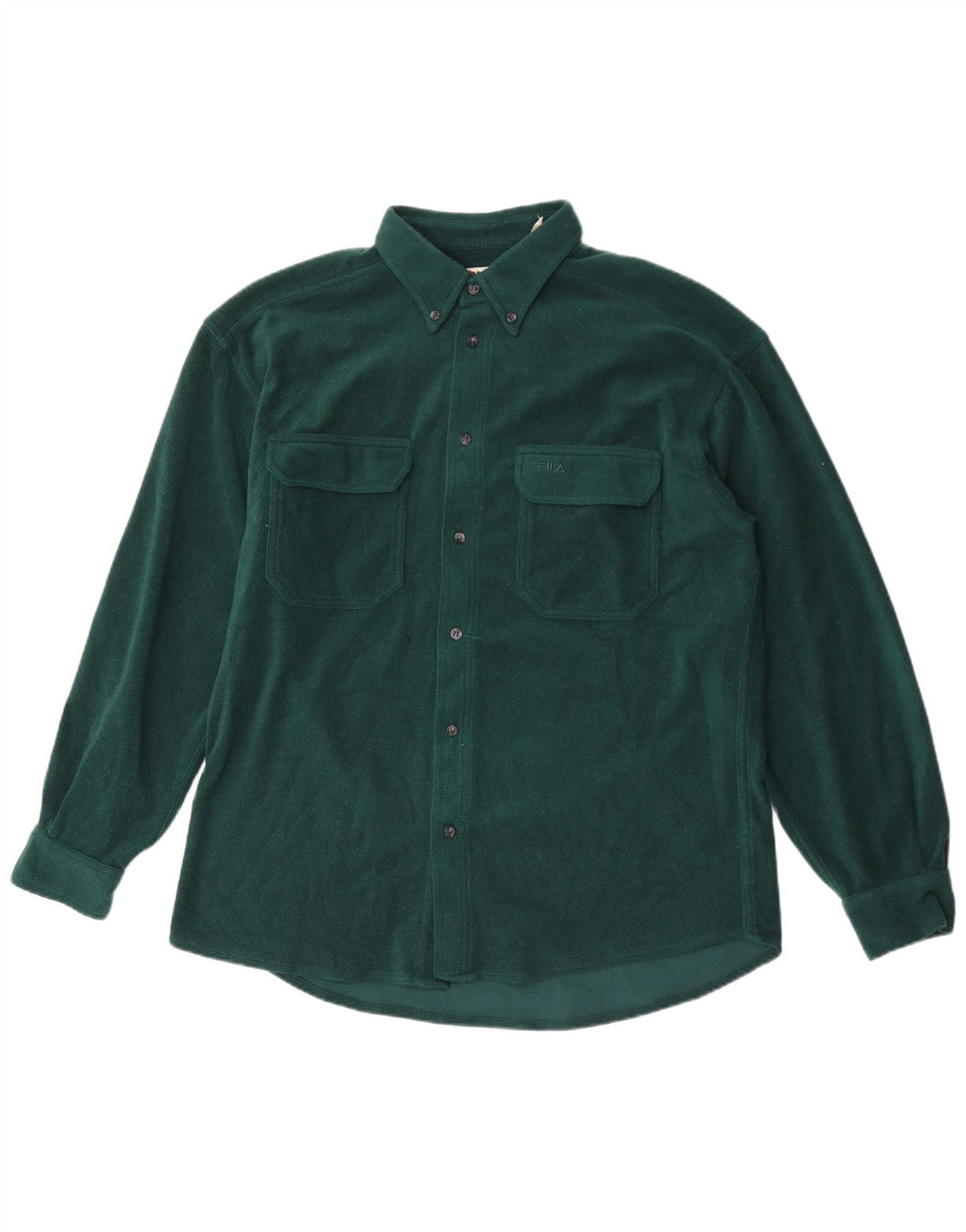 Cămașă pentru bărbați Fila Fleece Poliester verde mare