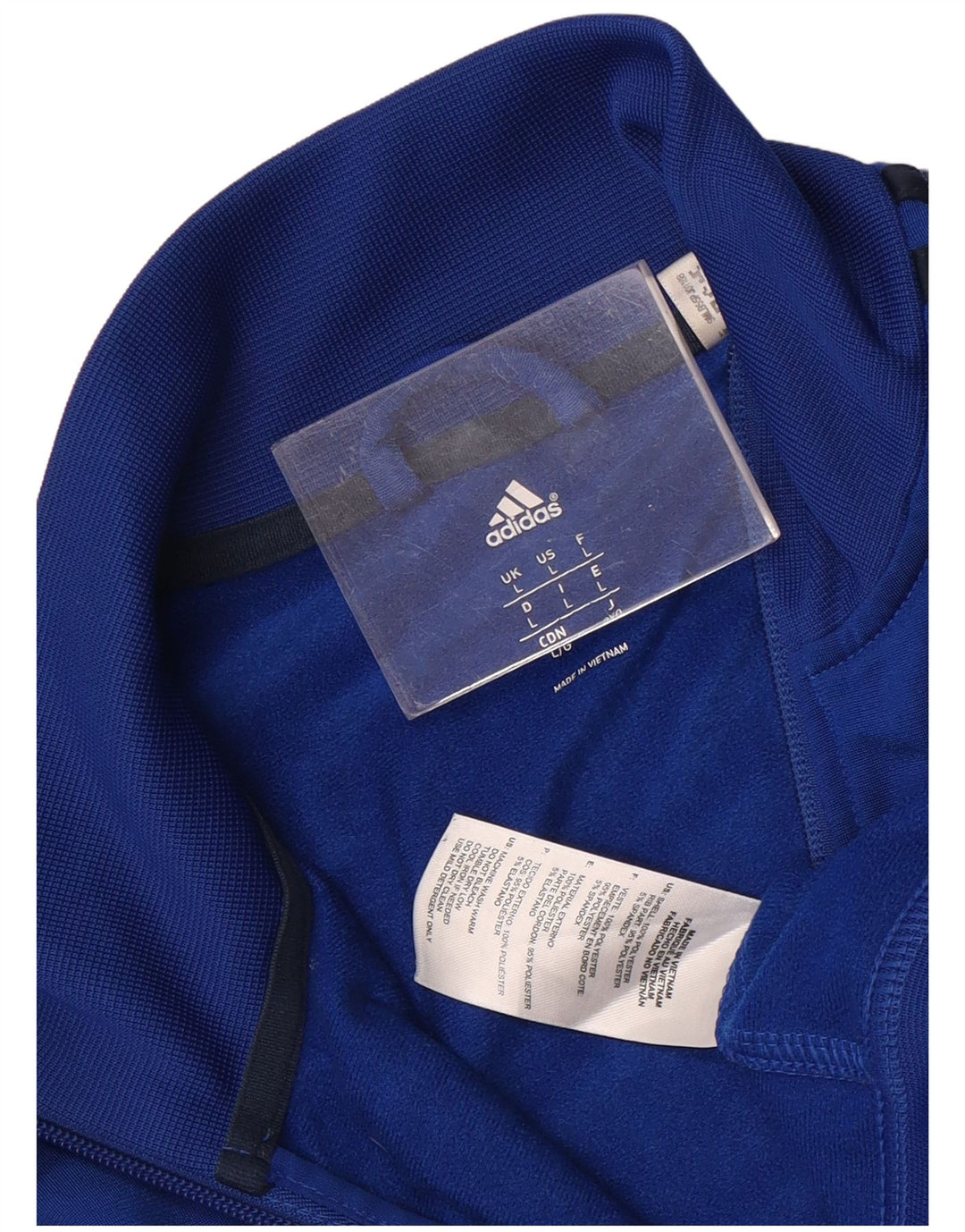 Jachetă de trening pentru bărbați Adidas, mare, albastru, poliester