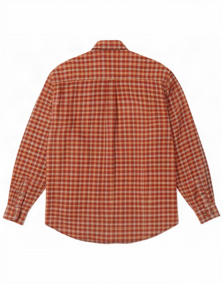 Cămașă de flanel pentru bărbați Pierre Cardin, carouri roșii medii