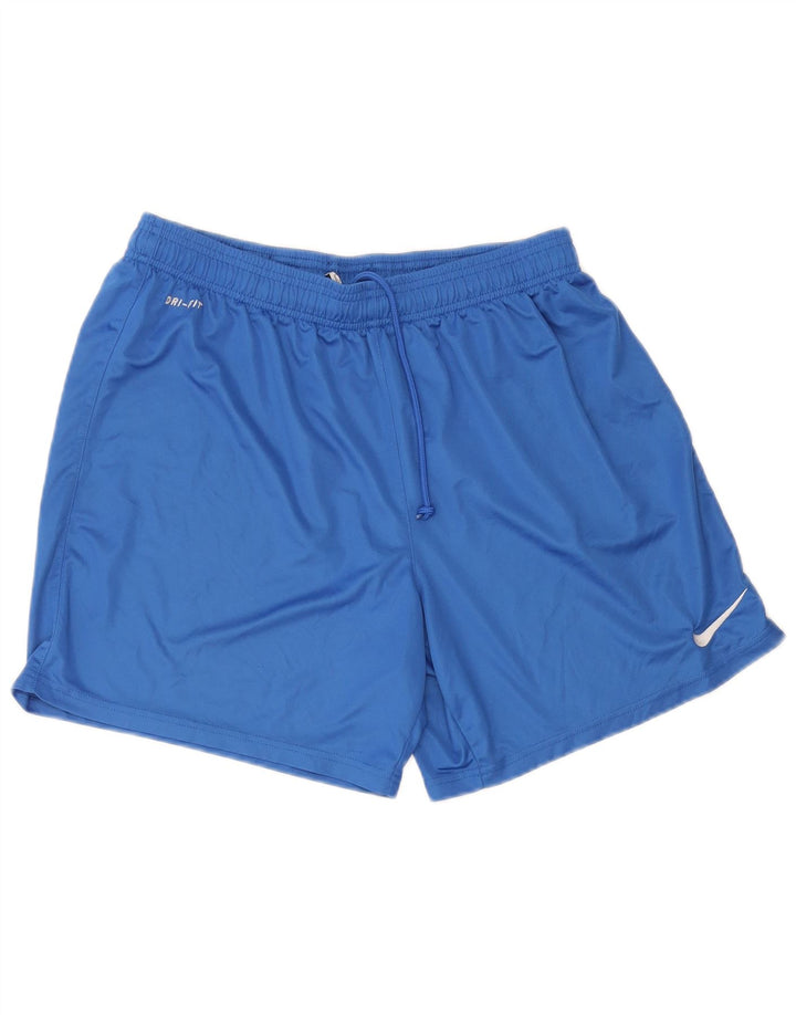 Pantaloni scurți sport Nike Dri Fit pentru bărbați, mari, albastru, poliester