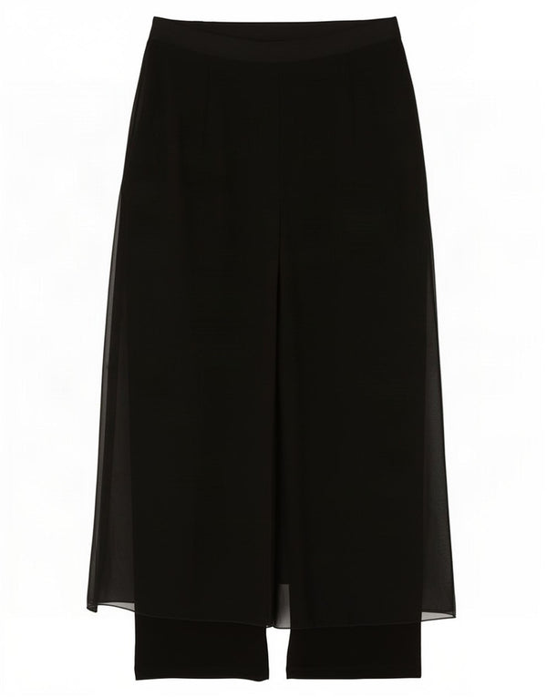 Pantaloni pentru femei Meri Esca cu picioare largi UK 12 Medium W28 L26 Poliester negru