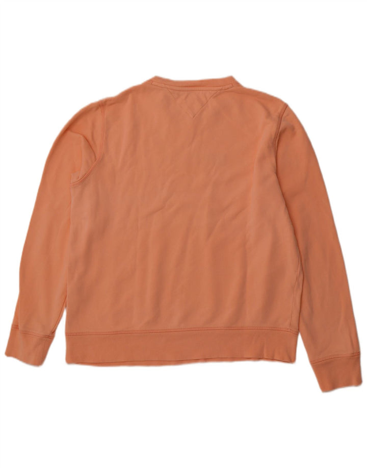 TOMMY HILFIGER Pulover cu grafic pentru damă, UK 16, bumbac mare, roz