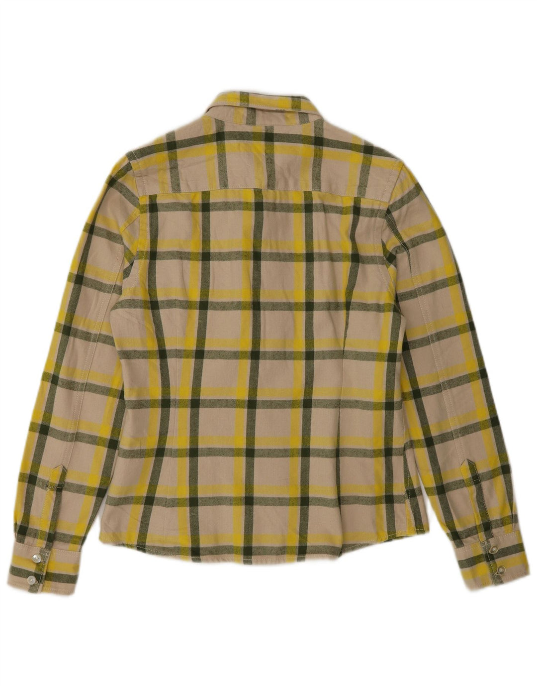 Cămașă de flanel pentru femei Wezc UK 10, bumbac cu carouri multicolore mici