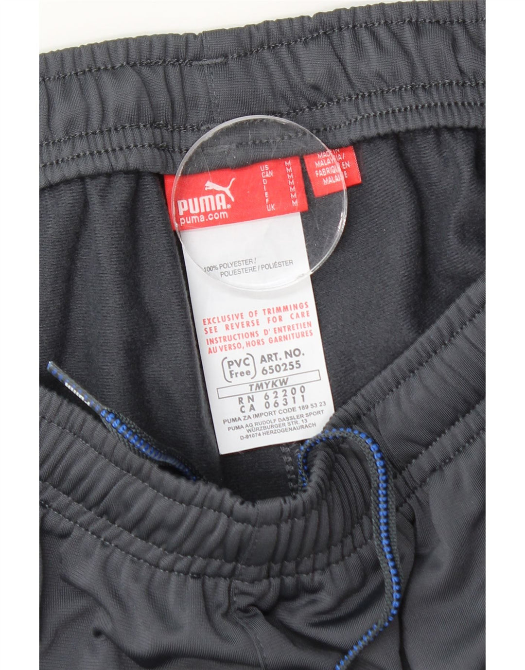 Pantaloni de trening Puma pentru bărbați, gri mediu, poliester color bloc