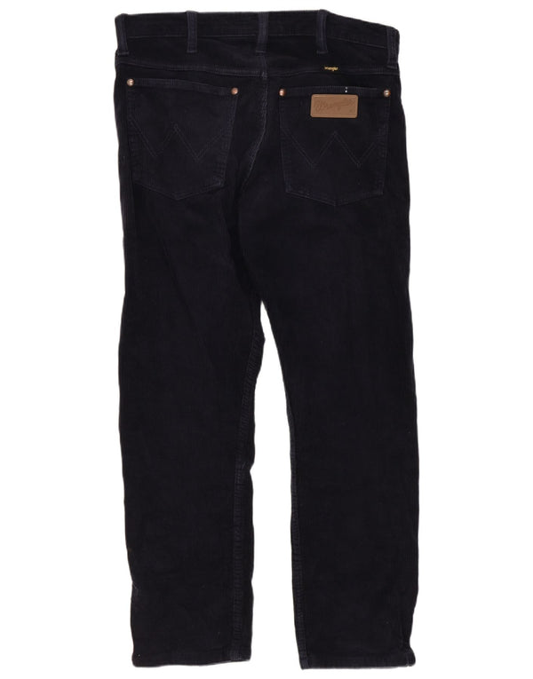 Pantaloni drepti din velur Wrangler pentru bărbați W30 L26 bleumarin