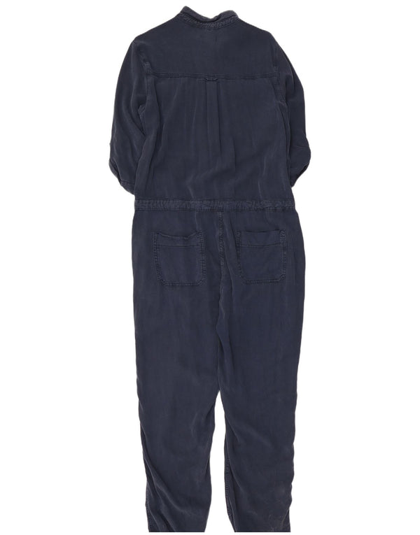 Salopetă Topshop pentru femei cu mâneci 3/4 UK 16 Lyocell mare bleumarin