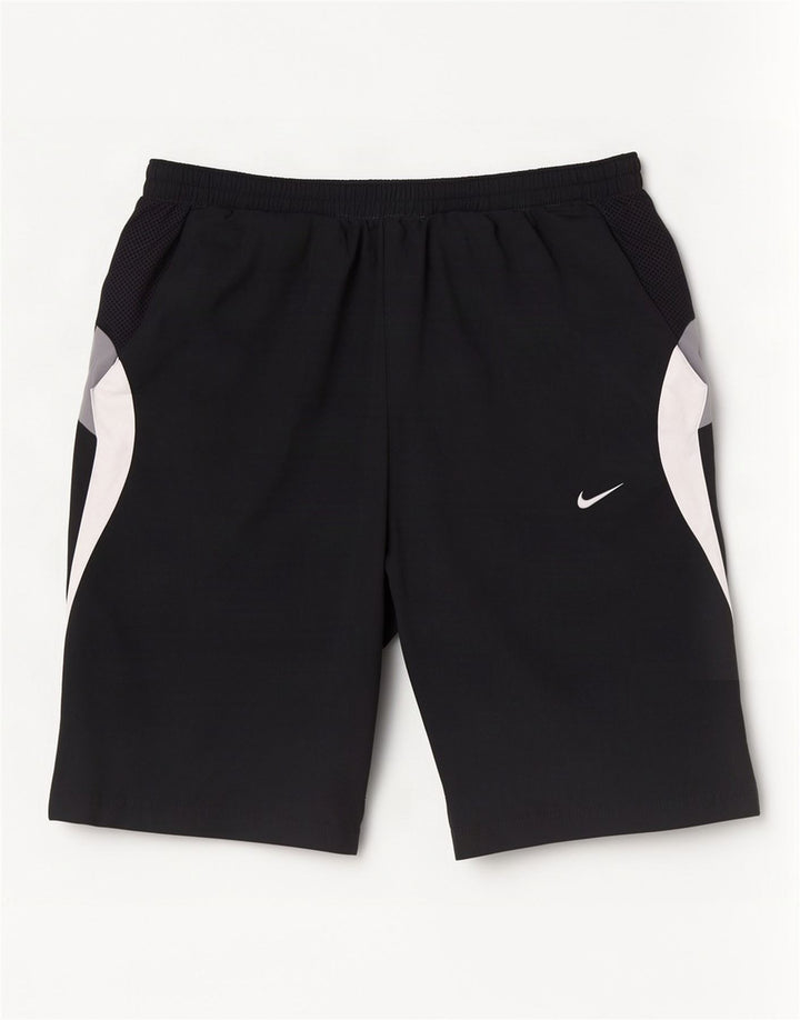 Pantaloni scurti sport Nike pentru bărbați, negru, poliester color bloc