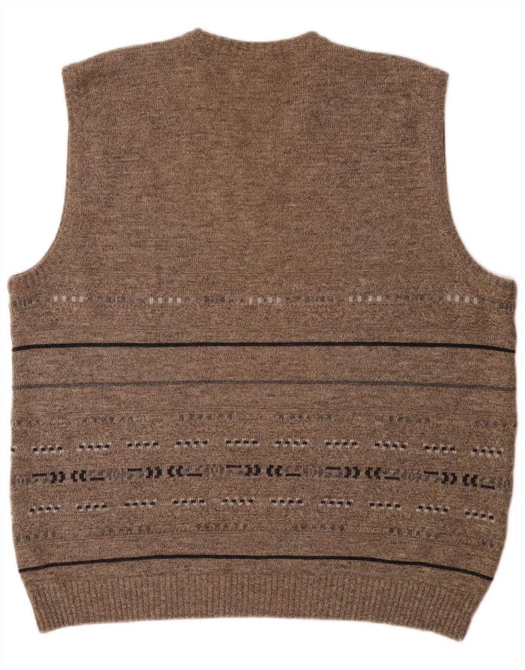 Vesta pentru bărbați Canda, 2XL, acrilic cu dungi gri
