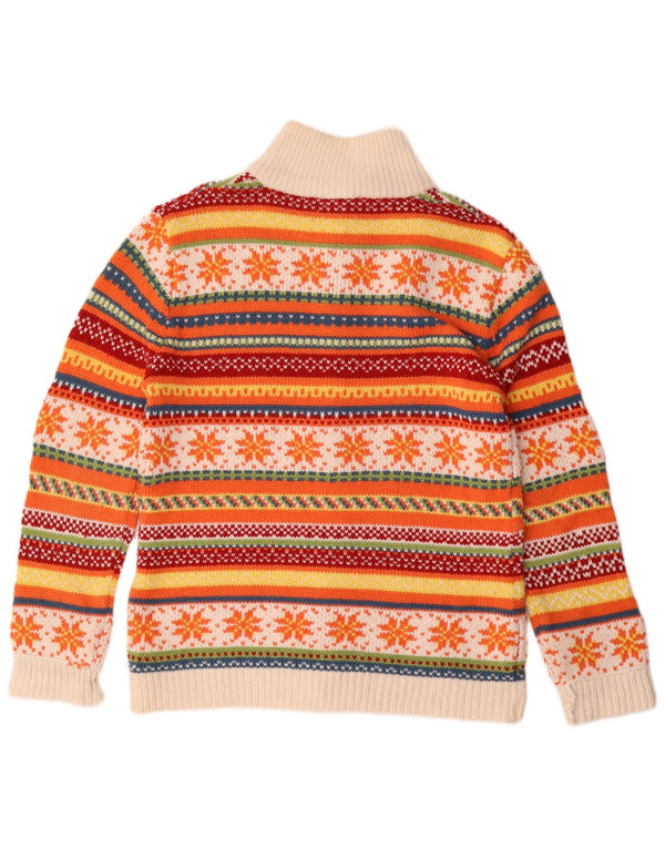 Pulover cardigan pentru femei TCM UK 14/16 Fair Isle, multicolor mare