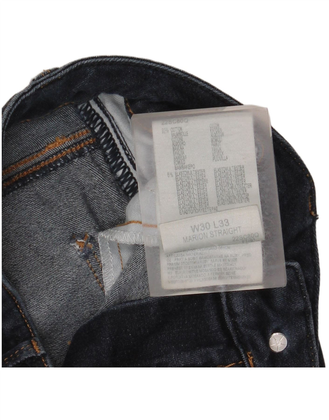 Blugi LEE Marion drepte pentru femei W30 L33 Bumbac albastru